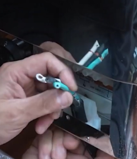 MUKU SAUNA STOVE　電気配線