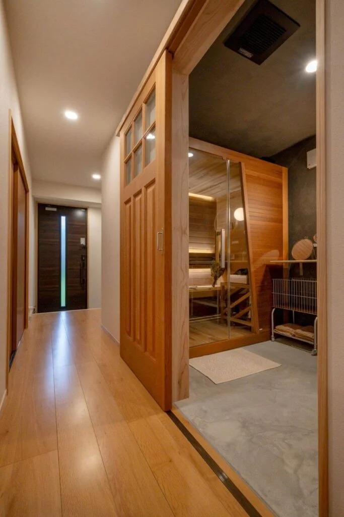 MUKU SAUNA STOVE　電気サウナストーブ 導入事例　民泊施設