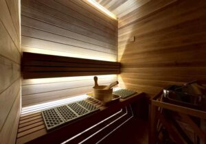 MUKU SAUNA STOVE　電気サウナストーブ 導入事例　一棟貸しヴィラ